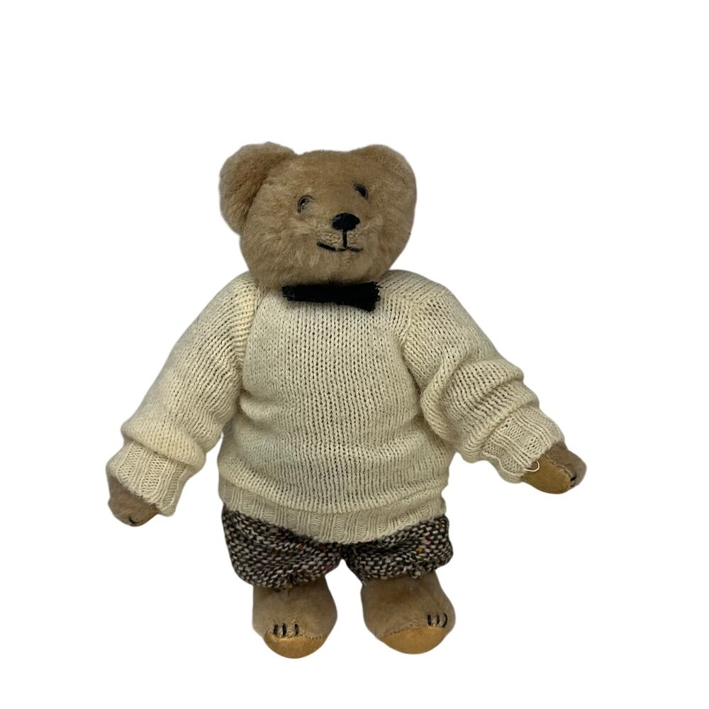 Vintage Stearnsy Bears Stotts City MO Hogan Handmade Jointed Mohair 8” Bear